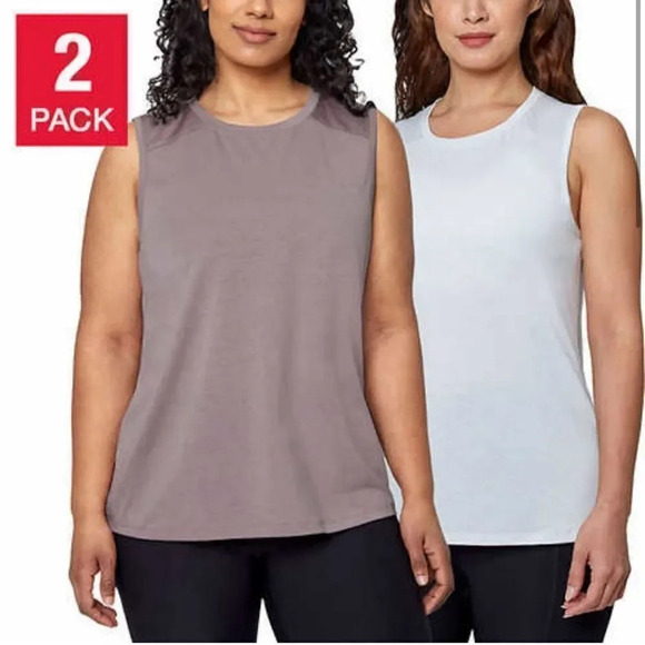 Mondetta Ladies  Active Tank Top, 2-Pack NWT - Picture 1 of 9
